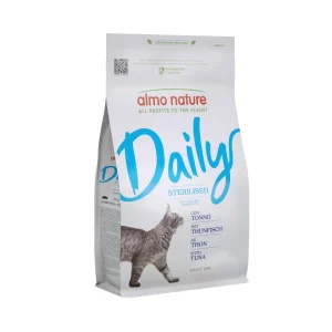 1.2 kg Almo Nature Daily Sterilised Atún pienso para gatos