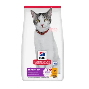 1.5 kg Hill's Science Plan Senior 11+ Pollo Pienso para gatos