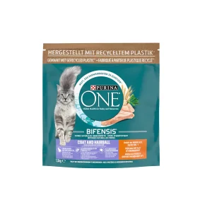 1.5 kg Purina One Bifense Coat&Hairball Pollo pienso para gatos