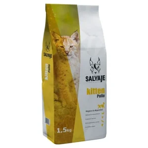 1.5 kg Salvaje Kitten Pollo pienso para gatos