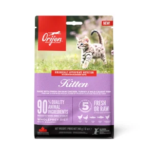 1.8 kg Orijen Kitten Pollo con Pavo y Salmón pienso para gatos