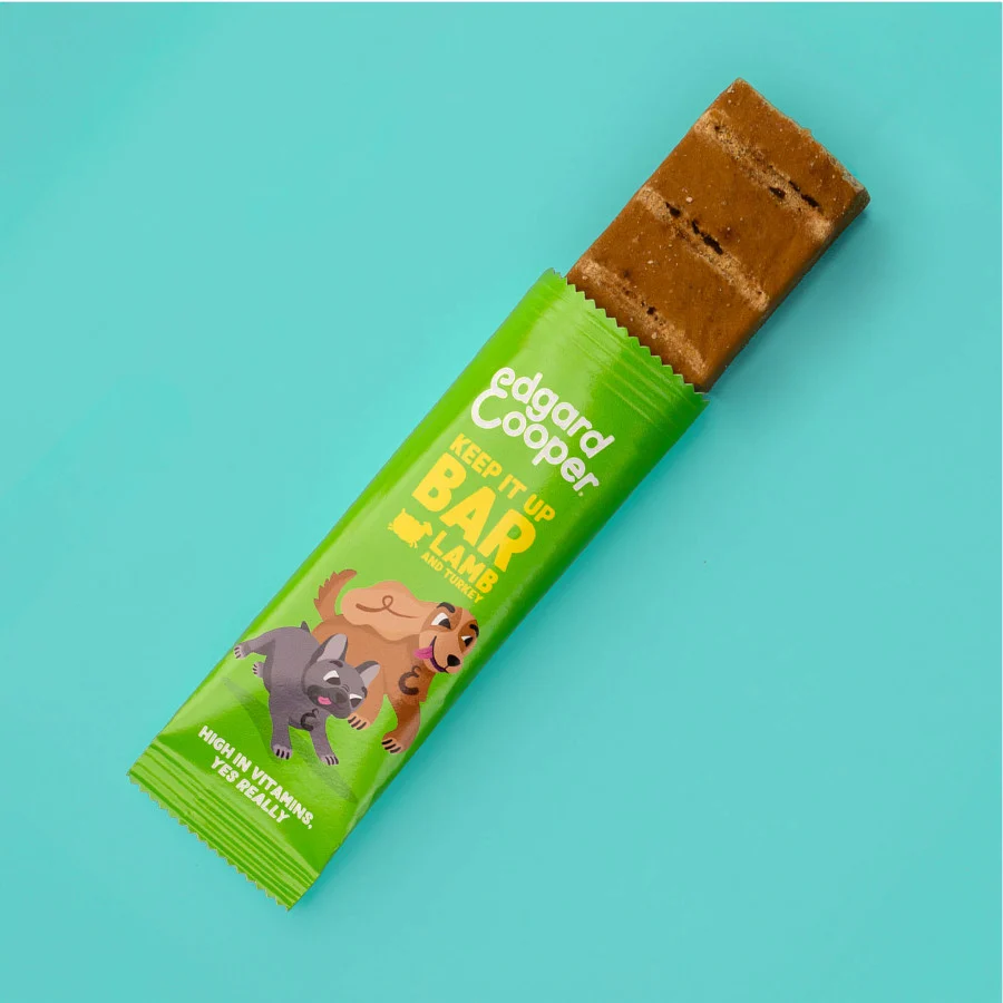 1 barrita Edgard & Cooper Barritas de Cordero y Pavo snack para perros - Image 2