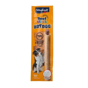 1 barrita Vitakraft Beef Stick Hot Dog snack para perros