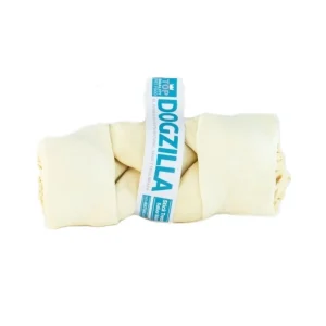 1 hueso Dogzilla hueso trenzado natural para perros