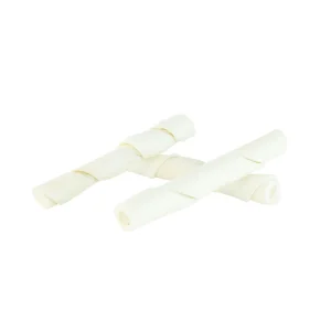 1 hueso Dogzilla Palitos Twisted Natural de cuero para perros