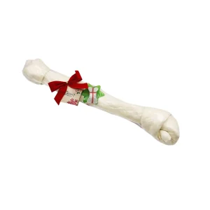 1 hueso Guau Christmas Hueso de Cuero Grande para perros
