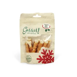1 hueso Guau Christmas Huesos de Calcio para perros