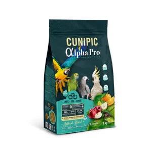1 kg Cunipic Alpha Pro Parrots Natural Blend pienso para loros