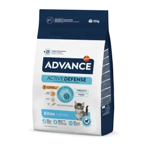10 kg Advance Pollo y Arroz pienso para gatitos