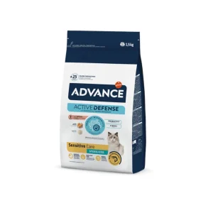 10 kg Advance Sensitive Sterilized Salmón y Arroz pienso para gatos