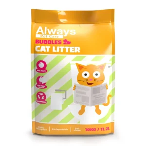 10 kg Always Bubbles Arena Aglomerante para gatos