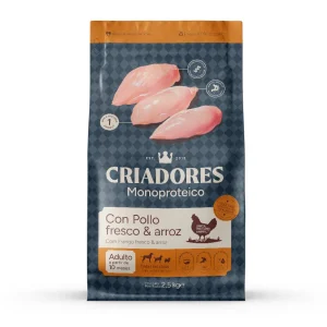 10 kg Criadores Monoproteico Adulto con Pollo pienso para perros