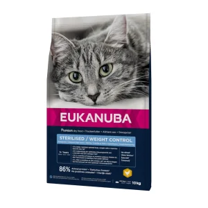 10 kg Eukanuba Sterilised Weight Control pienso para gatos
