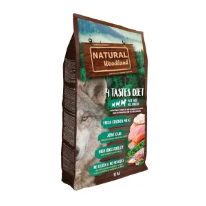 10 kg Natural Woodland 4 Tastes Diet Hypoallergenic Pienso para perros