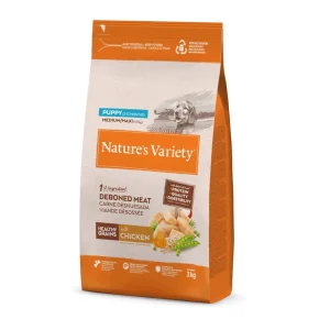 10 kg Nature's Variety Healthy Grains Puppy Medium Maxi Pollo pienso para perros