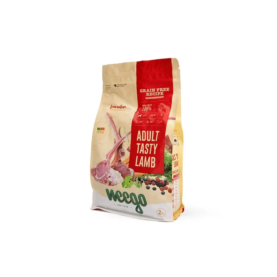 10 kg Weego Grain Free Adult Tasty Cordero pienso para perros