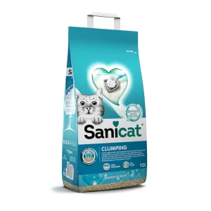 10 L Sanicat Cumpling White Marseille Active Arena Aglomerante para gatos