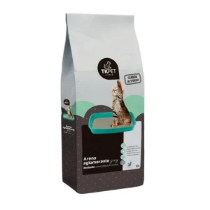 TK-Pet Arena Aglomerante Grey de Bentonita con Carbón Activo para Gatos