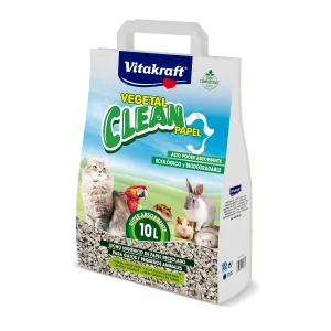 10 L Vitakraft Vegetal Clean Papel Lecho Vegetal para animales