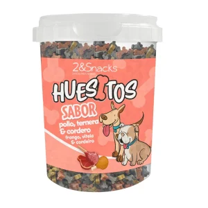 100 g 2&Snacks Galletas Mini Hueso Mix para perros