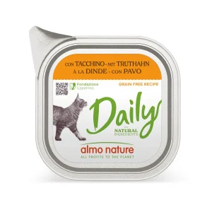 100 g Almo Nature Daily Grain Free Pavo tarrina para gatos