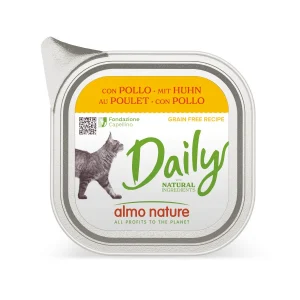 100 g Almo Nature Daily Grain Free Pollo tarrina para gatos
