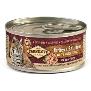 100 g Carnilove Adult Pavo y Venado lata para gatos