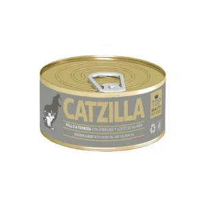 100 g Catzilla Adult pollo y ternera lata para gatos