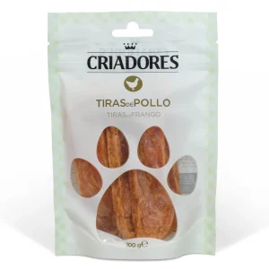 100 g Criadores Tiras de Pollo snack para perros