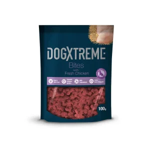 100 g Dogxtreme Bites Puppy Snacks Semihúmedos para perros