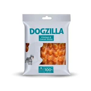 100 g Dogzilla Palitos con pollo y zanahoria para perros