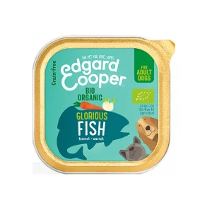 100 g Edgard & Cooper Bio Organic pescado tarrina para perros