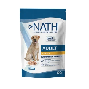 100 g Nath Adult Pollo en Gelatina sobre para perros
