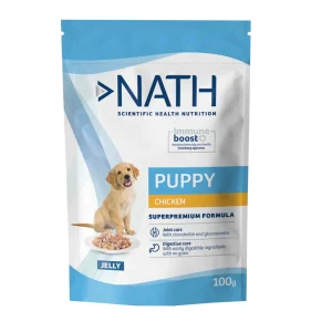 100 g Nath Puppy Pollo en Gelatina sobre para perros