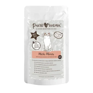 100 g Puromenu Pavo y Salmón Bio sobre para gatos