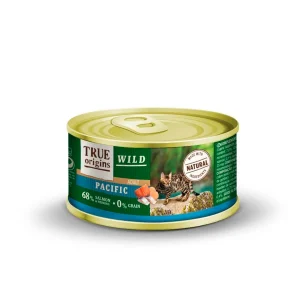 100 g True Origins Wild Adult Pacific Salmón y Arenque lata para gatos
