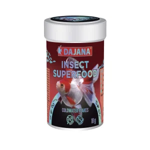 100 ml Dajana Insect Superfood Alimento en Escamas para peces de agua fría