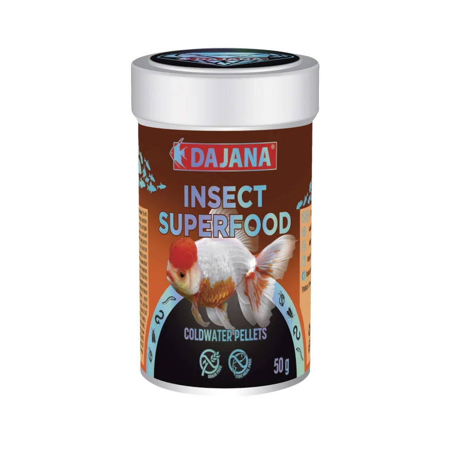 100 ml Dajana Insect Superfood Pellets Alimento para peces de agua fría