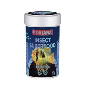 100 ml Dajana Insect Superfood Tropical Pellets alimento para peixes