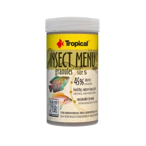 100 ml Tropical Gránulos Insectos para Peces Ornamentales