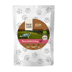 100 ml True Origins Pure Caldo de Huesos de Pavo sobre para gatos