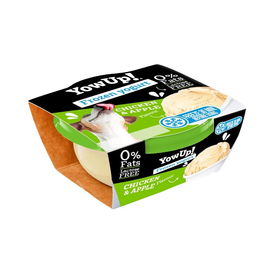 110 g YowUp! Pollo y Manzana Yogur Helado alimento para perros y gatos - Image 2