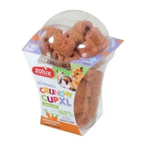 110 g Zolux Zanahoria Nutrimeal Crunchy Cup XL para roedores