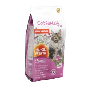 12 + 3 L Catfield Elements Talco Arena Aglomerante Natural Special Edition para gatos