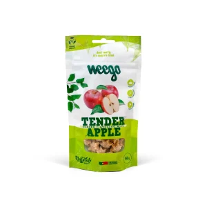 12 bolsitas x 50 g Weego Bocaditos Tender Manzana para perros