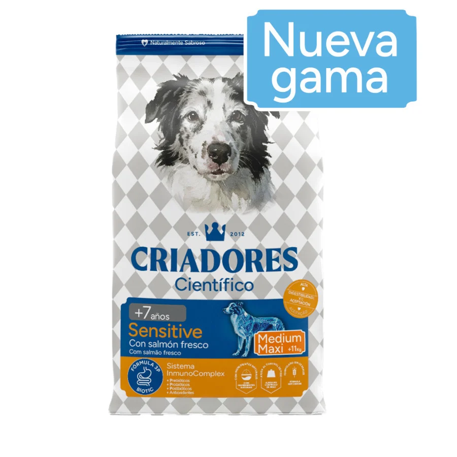 Criadores Científico Senior Sensitive Medium-Maxi Pienso Salmón para perros - Image 2