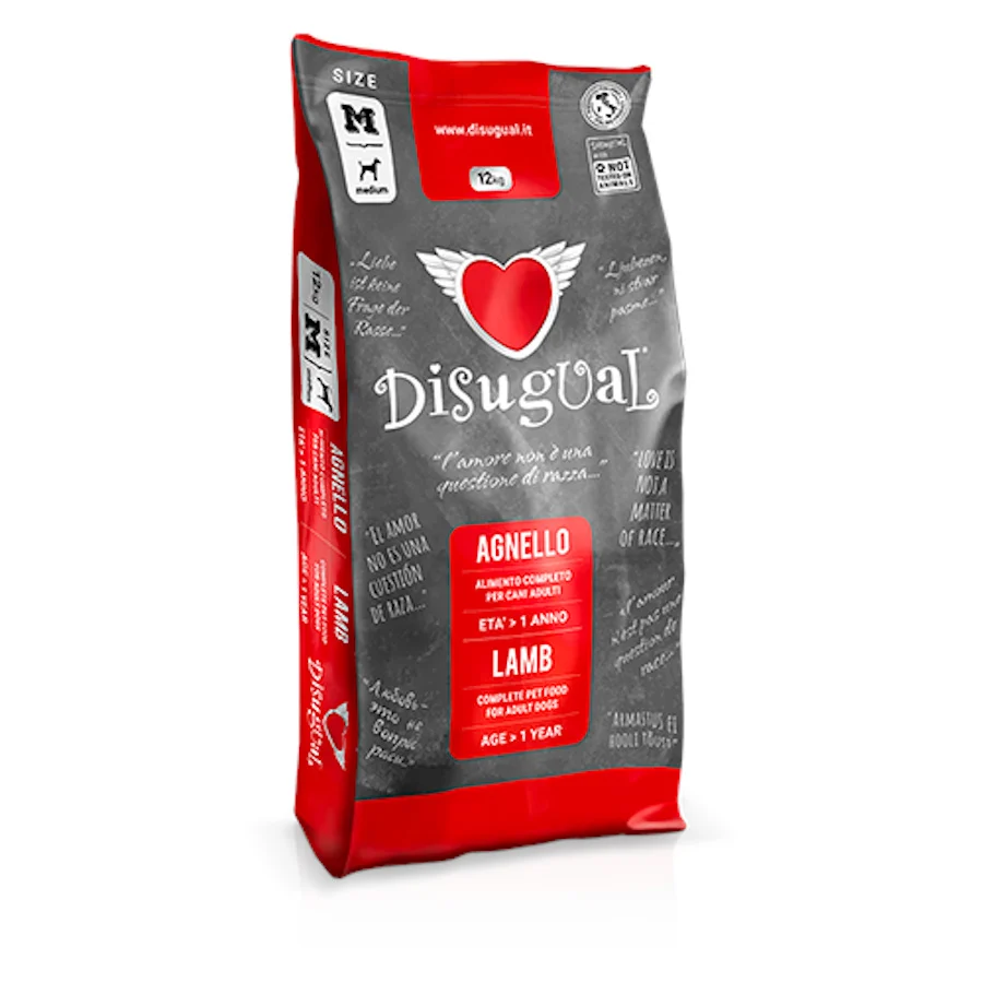 12 kg Disugual Medium Adult Cordero pienso para perros