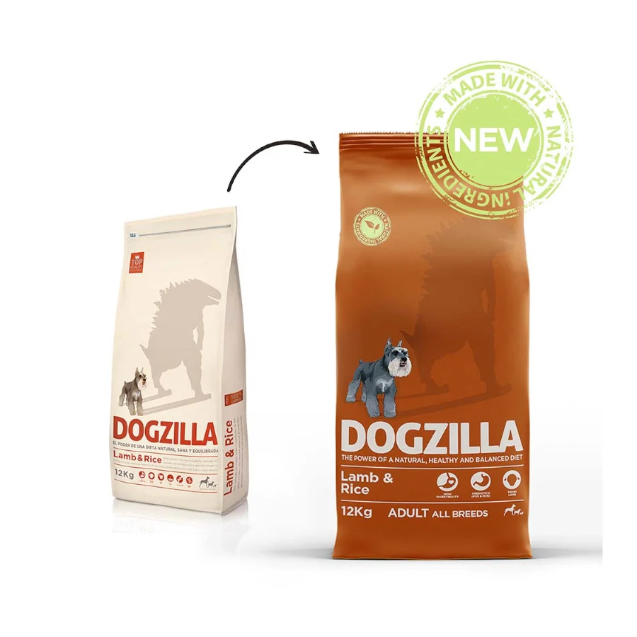 12 kg Dogzilla Adult Cordero y Arroz para perros - Image 2