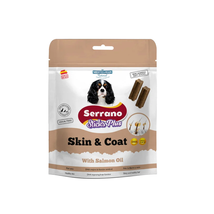 14 barritas Serrano Palitos Functional Skin & Coat para perros