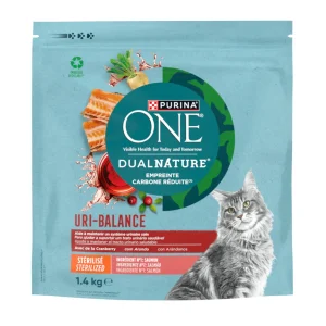 1,4 Kg Purina ONE Uri Balance esterilizado Salmón para gatos